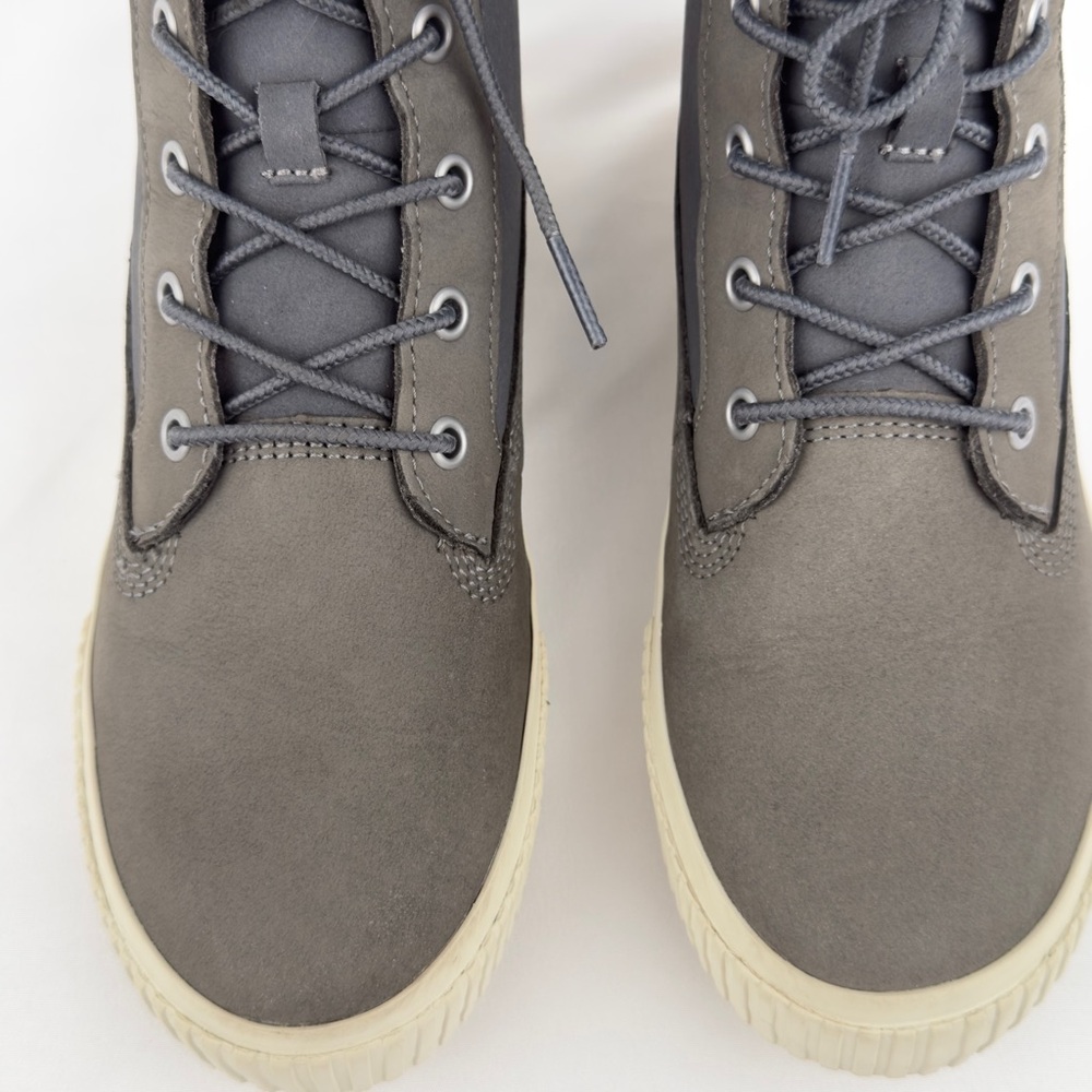Timberland Womens Skyla Bay Fold-Down Fleece Boots Gray Sz 7 - Picture 4 of 12